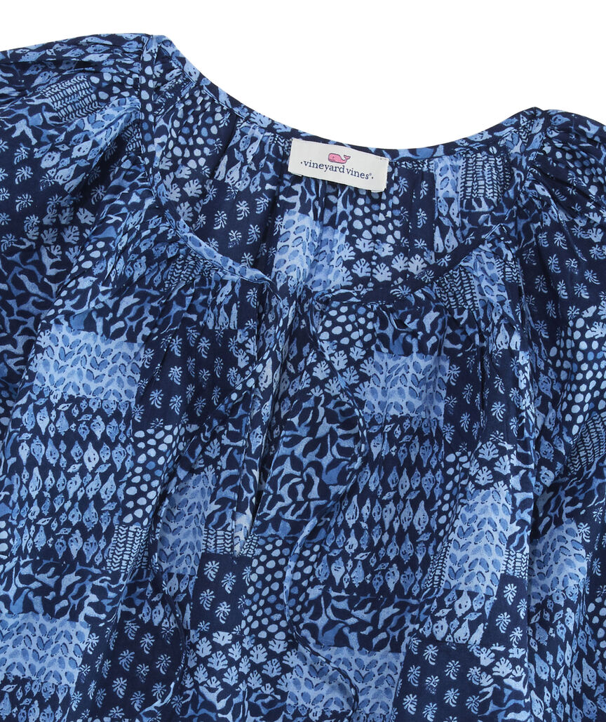 OUTLET Women's Painted Patchwork Popover