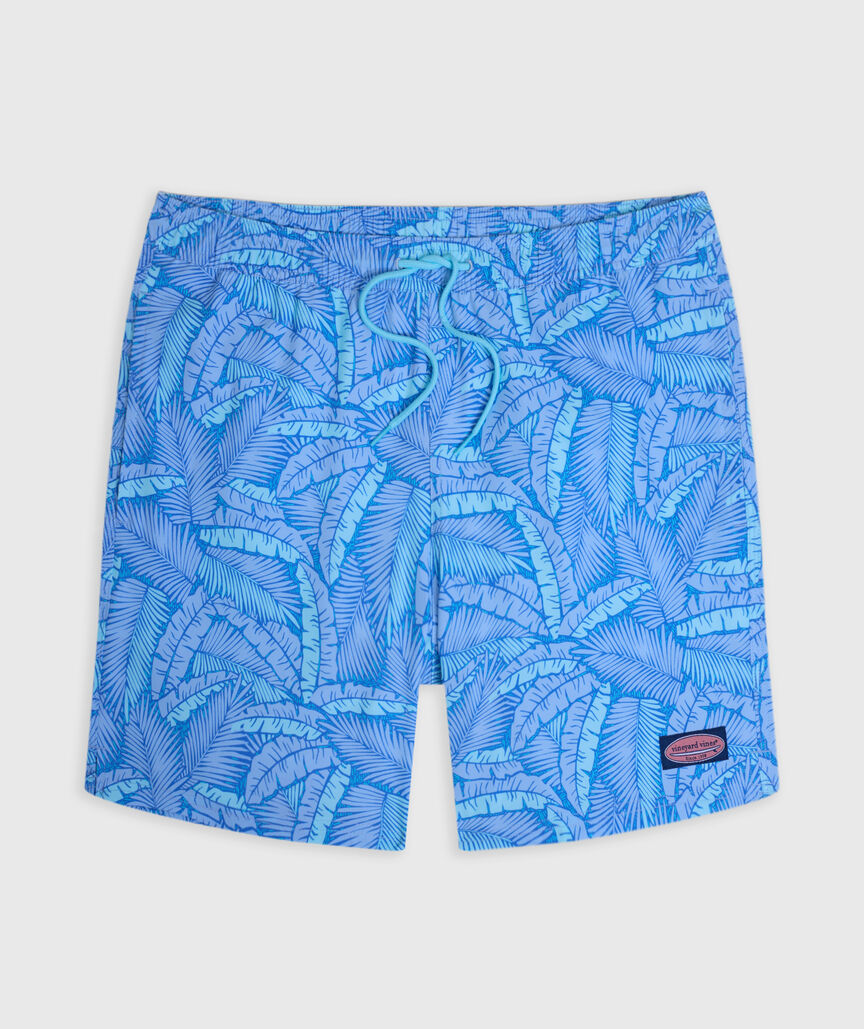 OUTLET 7 Inch Vintage Leaf Chappy Swim Trunks