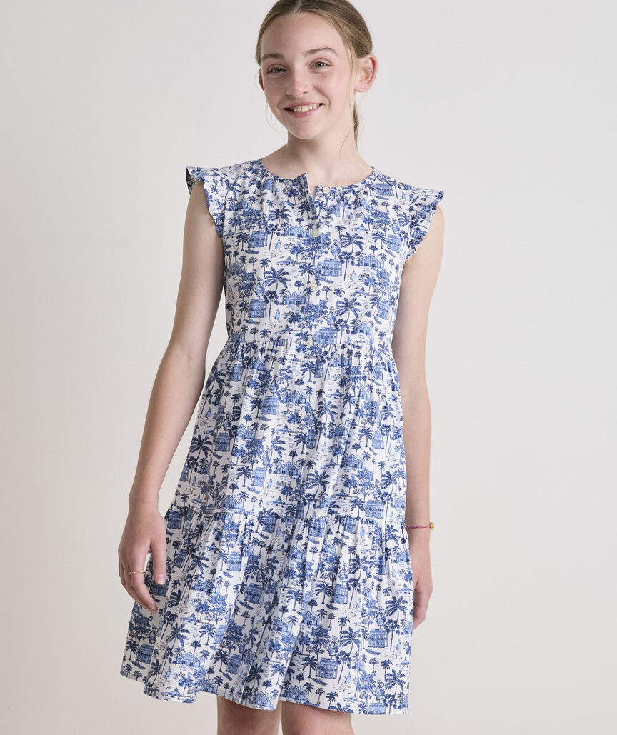Girls' Evie Poplin Dress