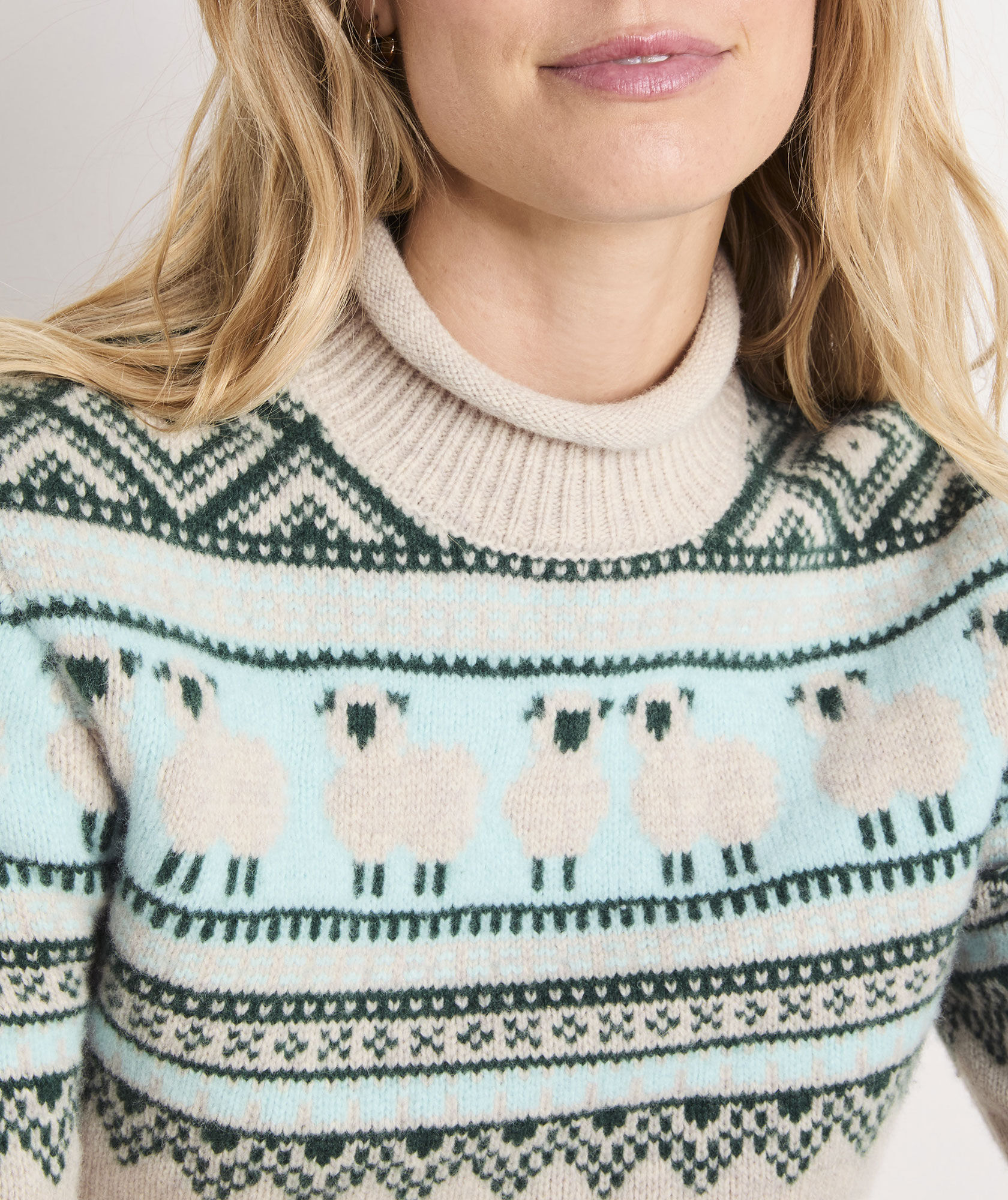 ヴァインヤードヴァインズ レディース ニット・セーター アウター Classic Fair Isle Crew Sweater ヴィニヤードヴァインズ（Vineyard Vines）（レディース