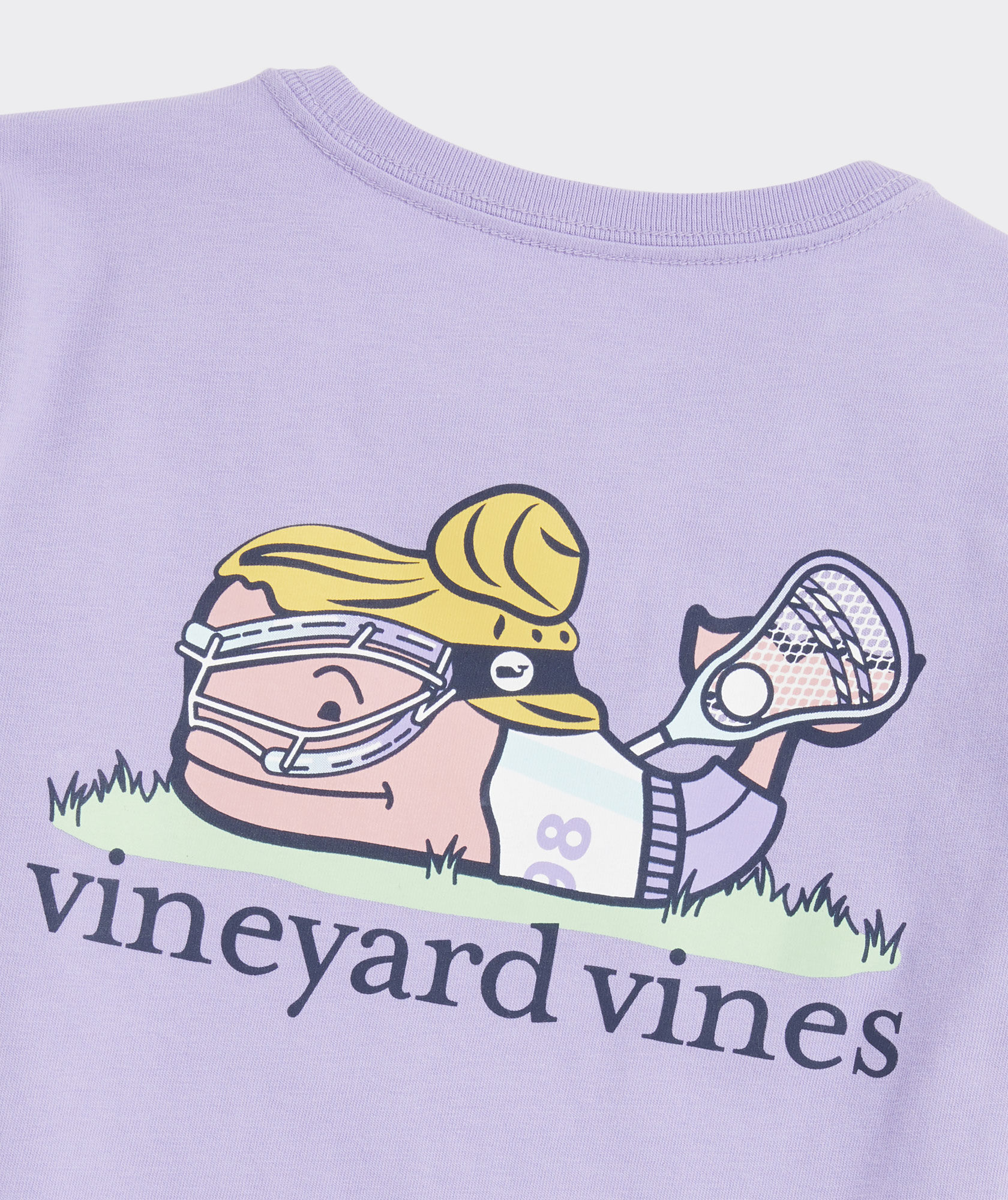 OUTLET Kids' Flocked Lax Whale Short-Sleeve Pocket Tee