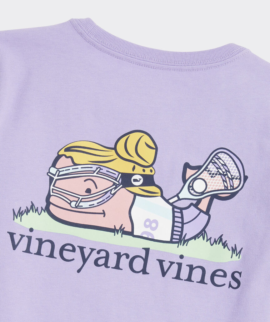 Shop Girls' LAX Whale ShortSleeve Pocket Tee at vineyard vines