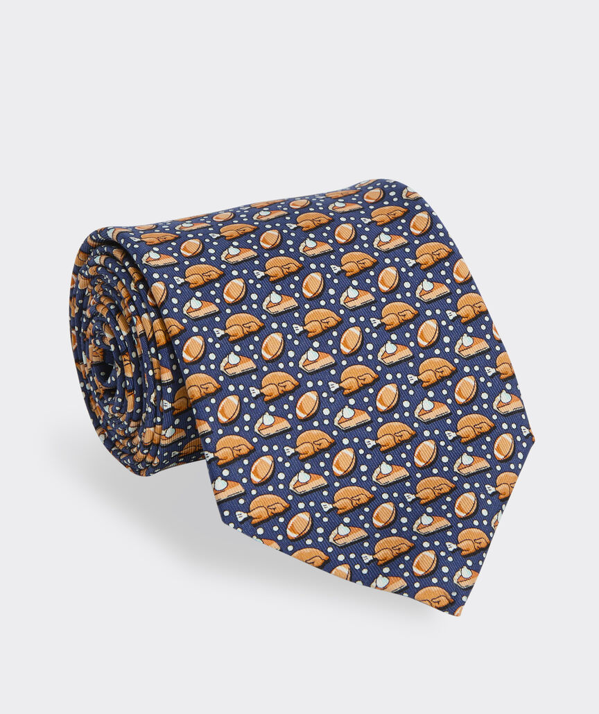 Gobble Grub Game Silk Tie