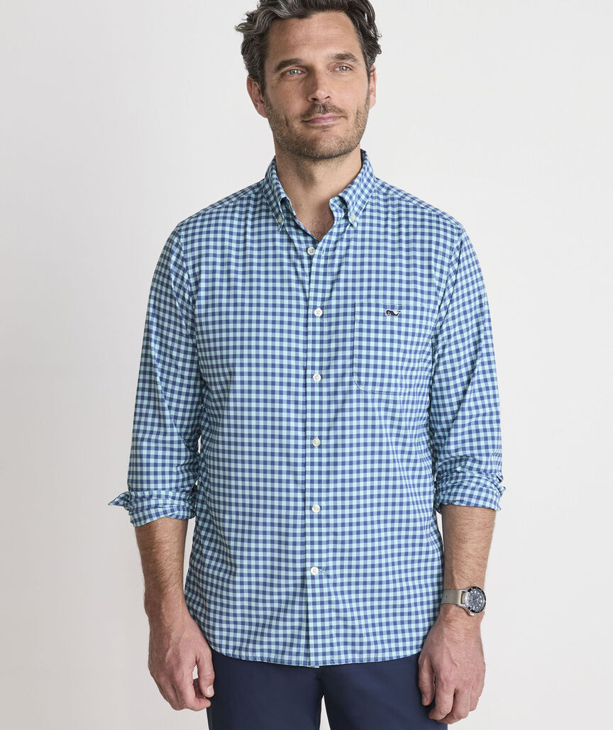 Performance Topsail Gingham Featherweight Shirt