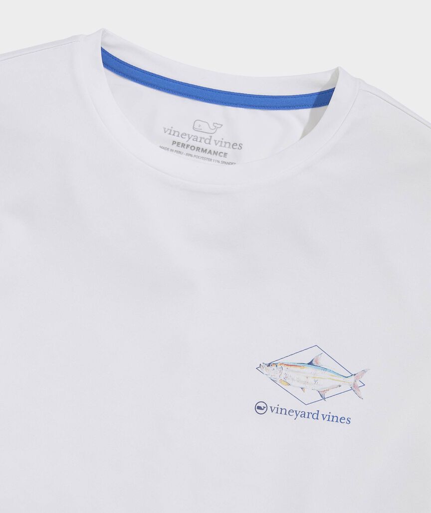 Performance Painted Tarpon Long-Sleeve Harbor Tee
