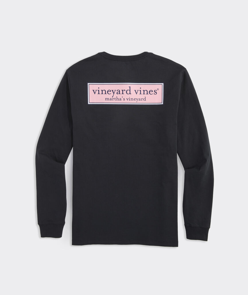 Classic Logo Box Long-Sleeve Pocket Tee