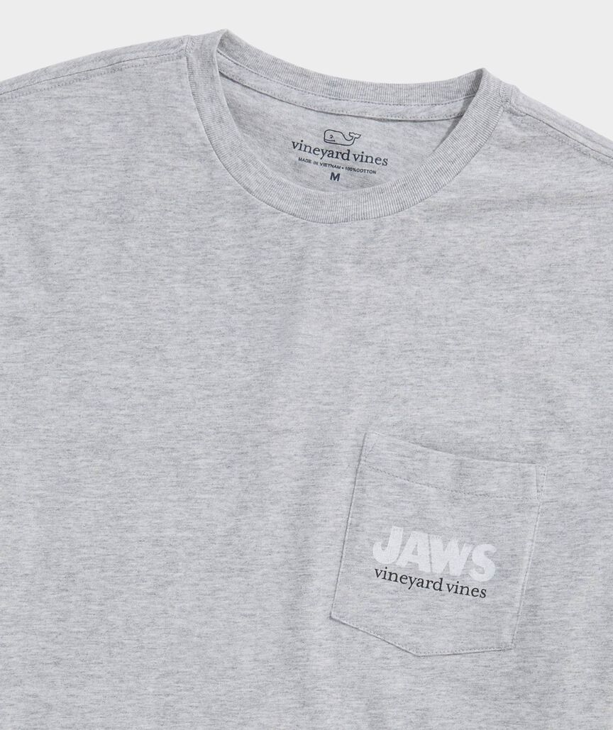 JAWS x vineyard vines Jaws Bridge Short-Sleeve Pocket Tee