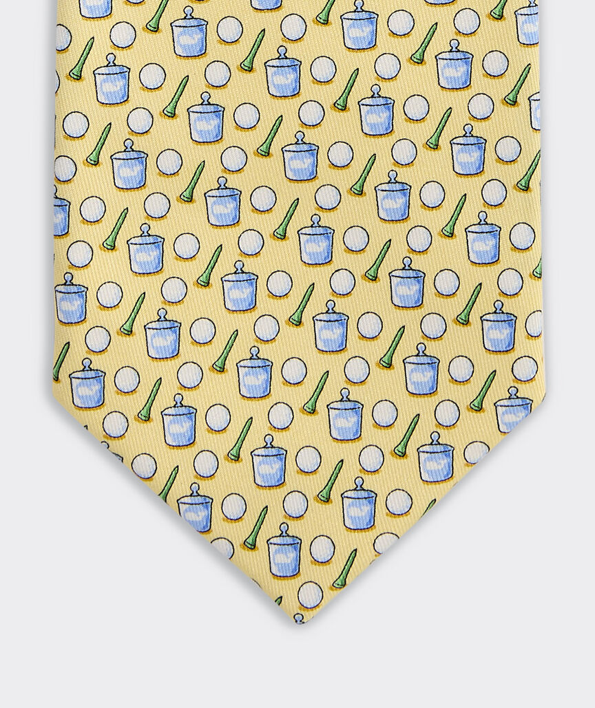 Golf Balls & Washer Printed Tie