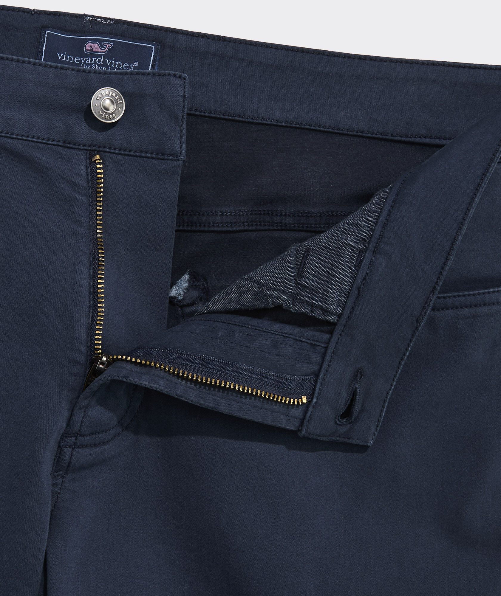 Shop Bayside Sateen 5-Pocket Pants at vineyard vines