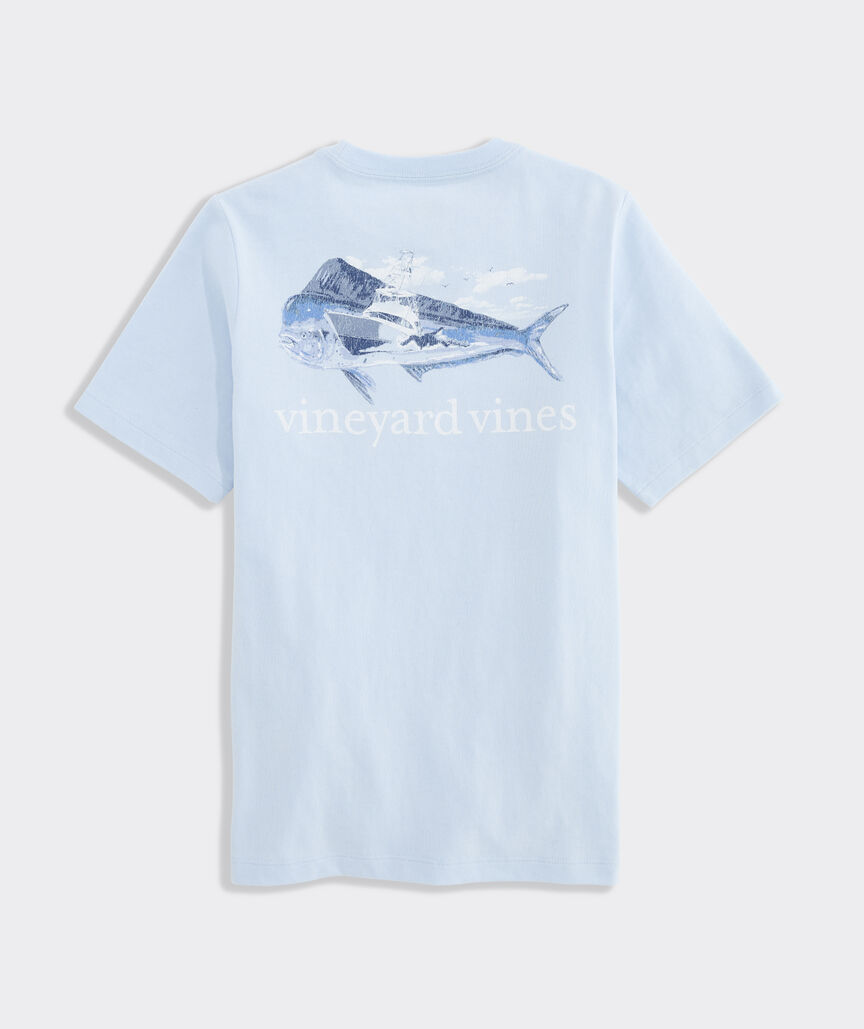 Boys' Sportfisher Mahi Scenic Short-Sleeve Pocket Tee