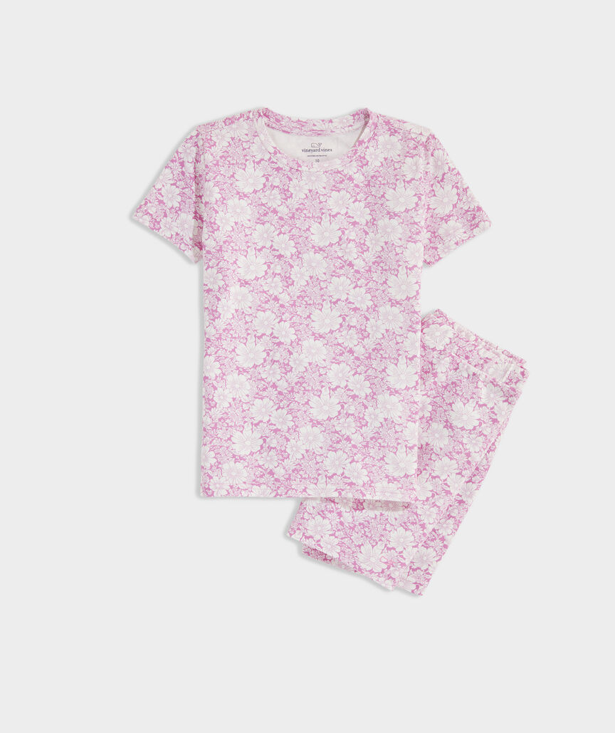 Girls' Short-Sleeve Pajama Set