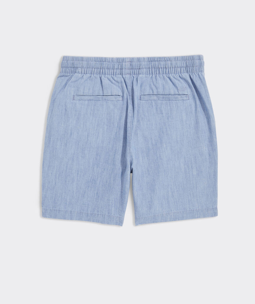 Boys' Pull-On Chambray Shorts
