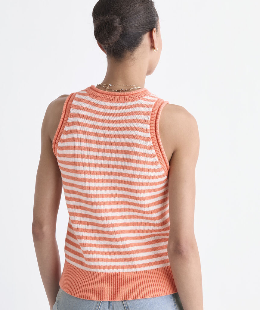 Katie Cotton Rollneck Sweater Tank