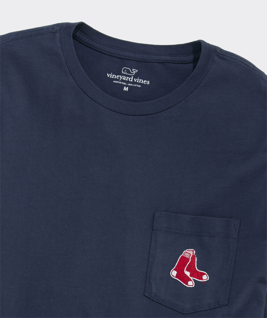 Boston Red Sox Green Monster Long-Sleeve Pocket T-Shirt