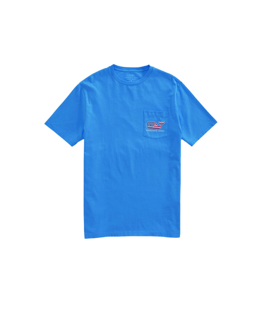 OUTLET Flag Whale Short-Sleeve Pocket Tee