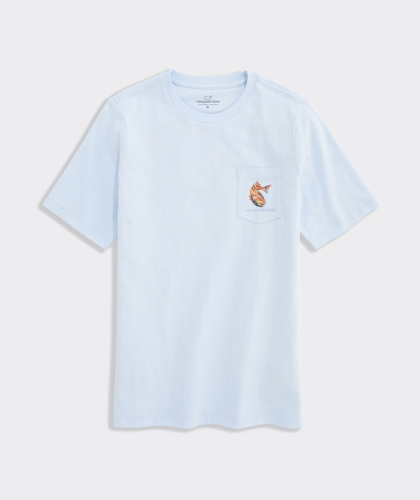 Boys' Redfish Crab Short-Sleeve Pocket Tee