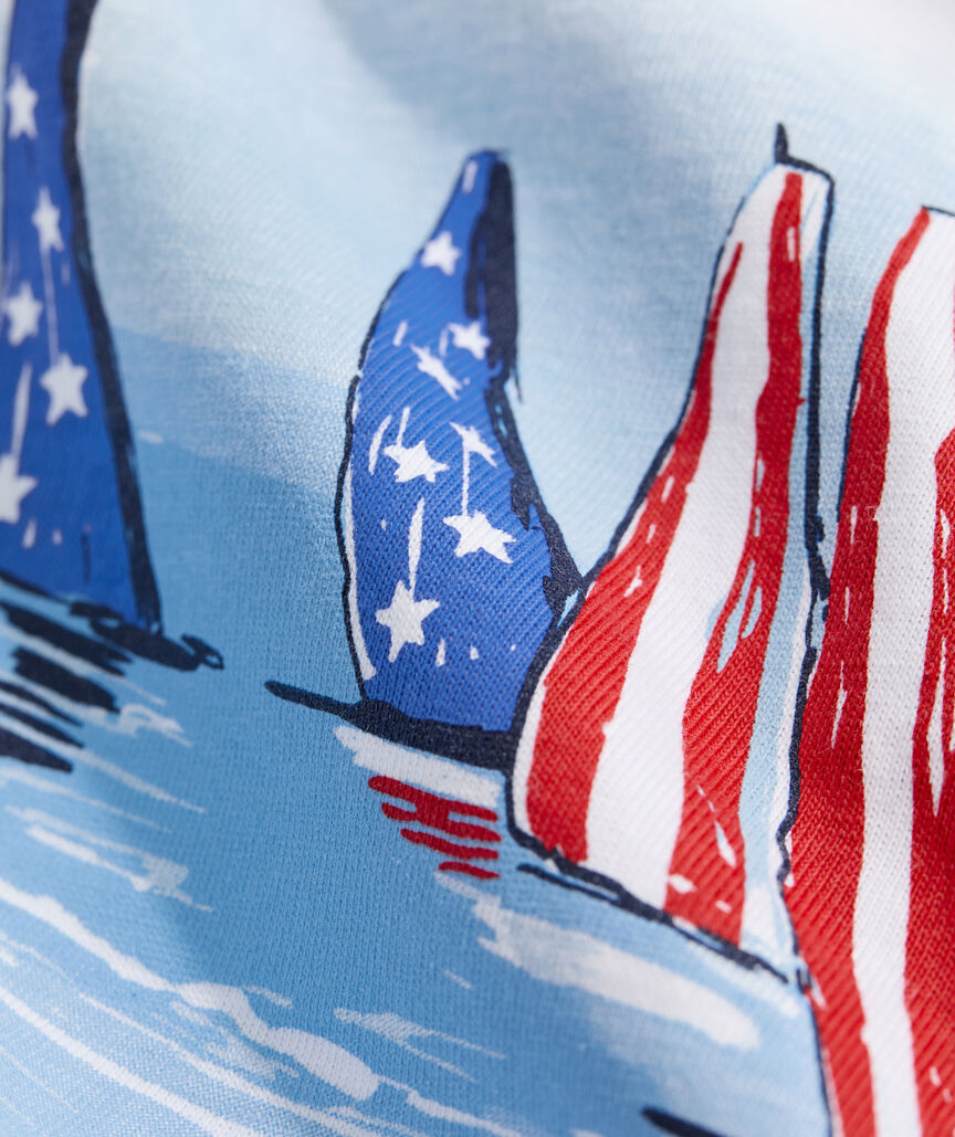 Boys' USA Sailing Short-Sleeve Pocket Tee