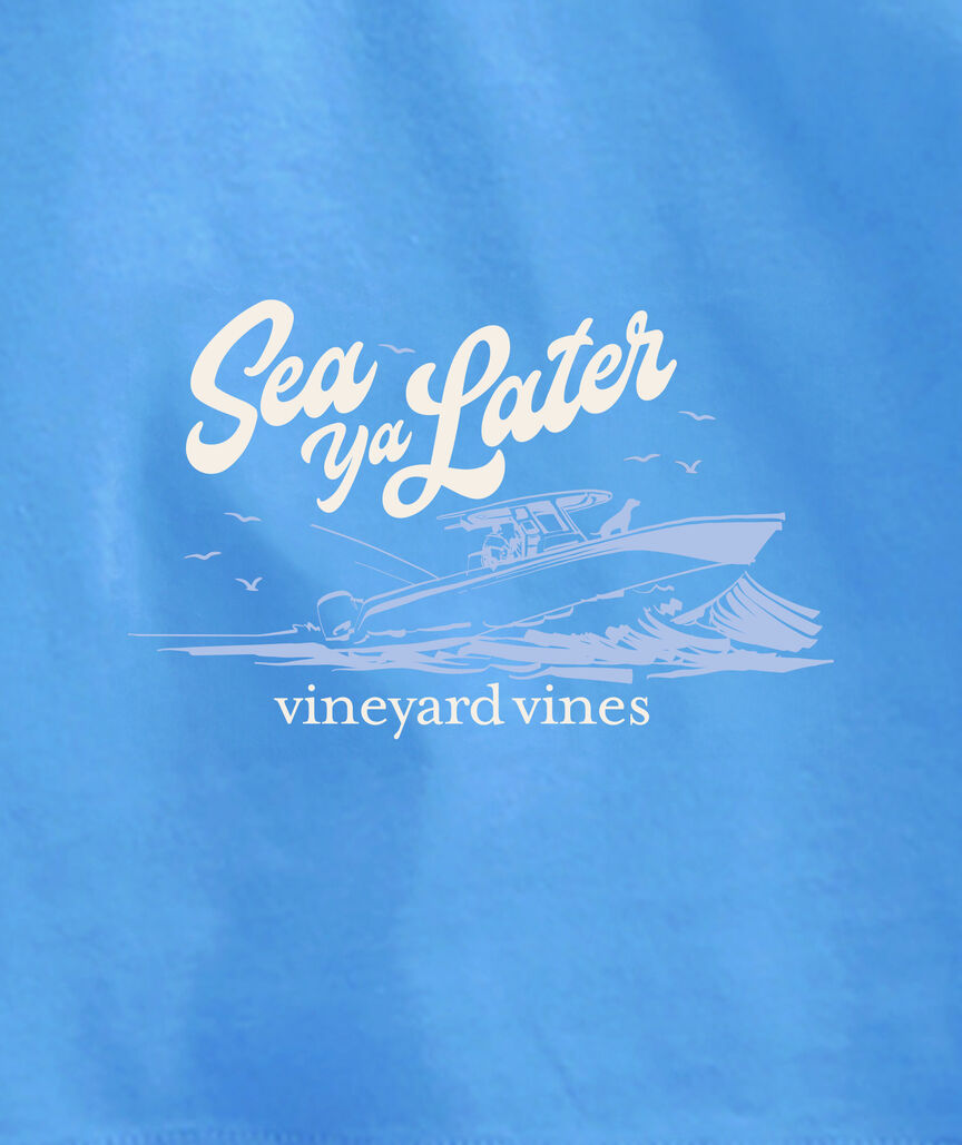 OUTLET Boys' Sea Ya Later Short-Sleeve Pocket Tee