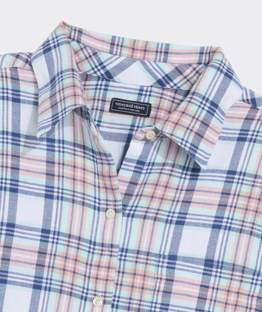 Birdie Flannel Button-Down