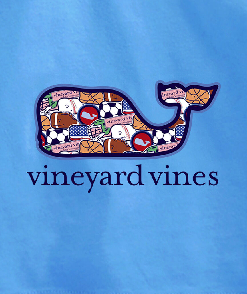OUTLET Boys' Sticker Whale Short-Sleeve Pocket Tee