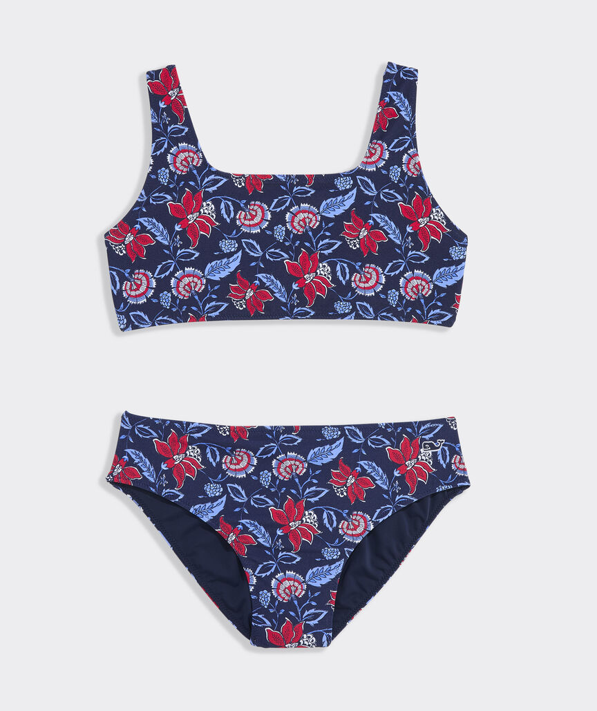 Girls' Square-Neck Bikini