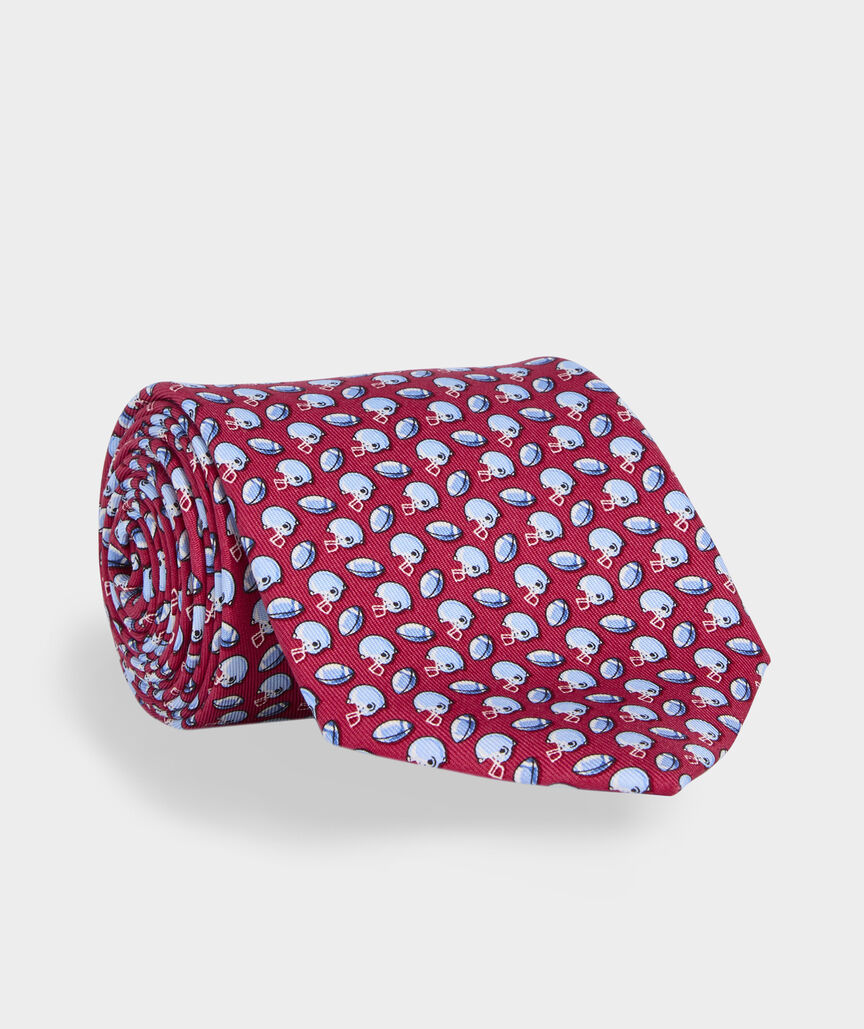 Boys' Tossed Football & Helmet Silk Tie