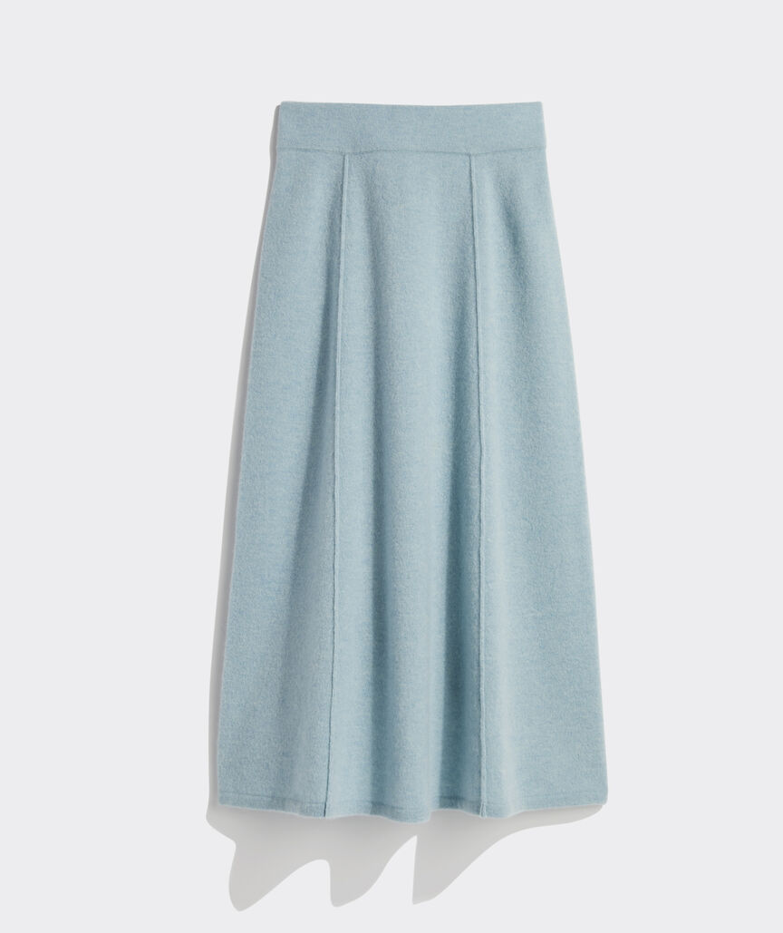 Merino Wool Midi Skirt