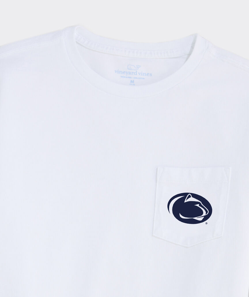 Penn State University Boys' Football Whale Short-Sleeve Pocket Tee