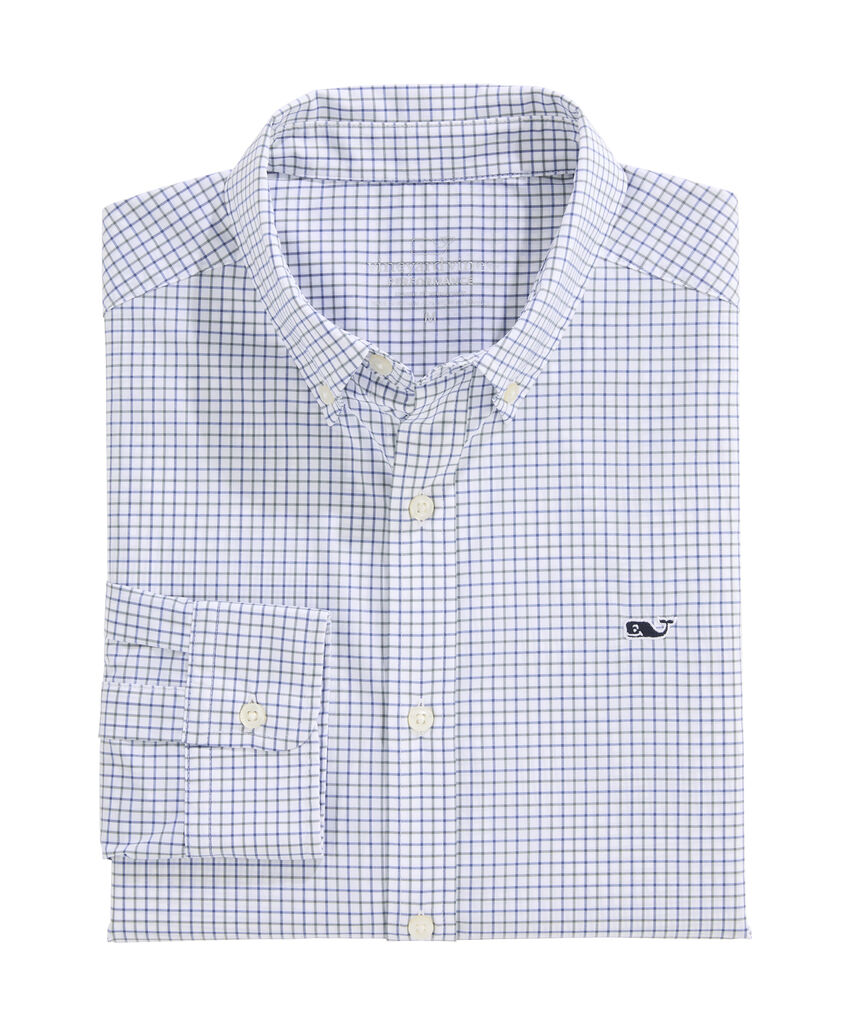 OUTLET Performance Nylon Check Shirt
