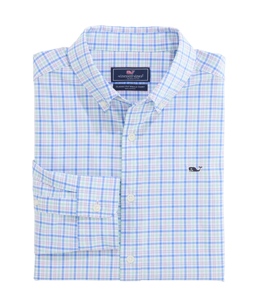 OUTLET Poplin Plaid Shirt
