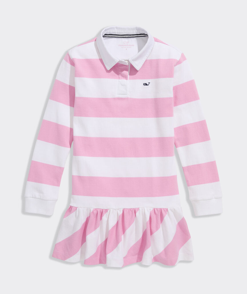 Girls' Drop-Waist Rugby Dress