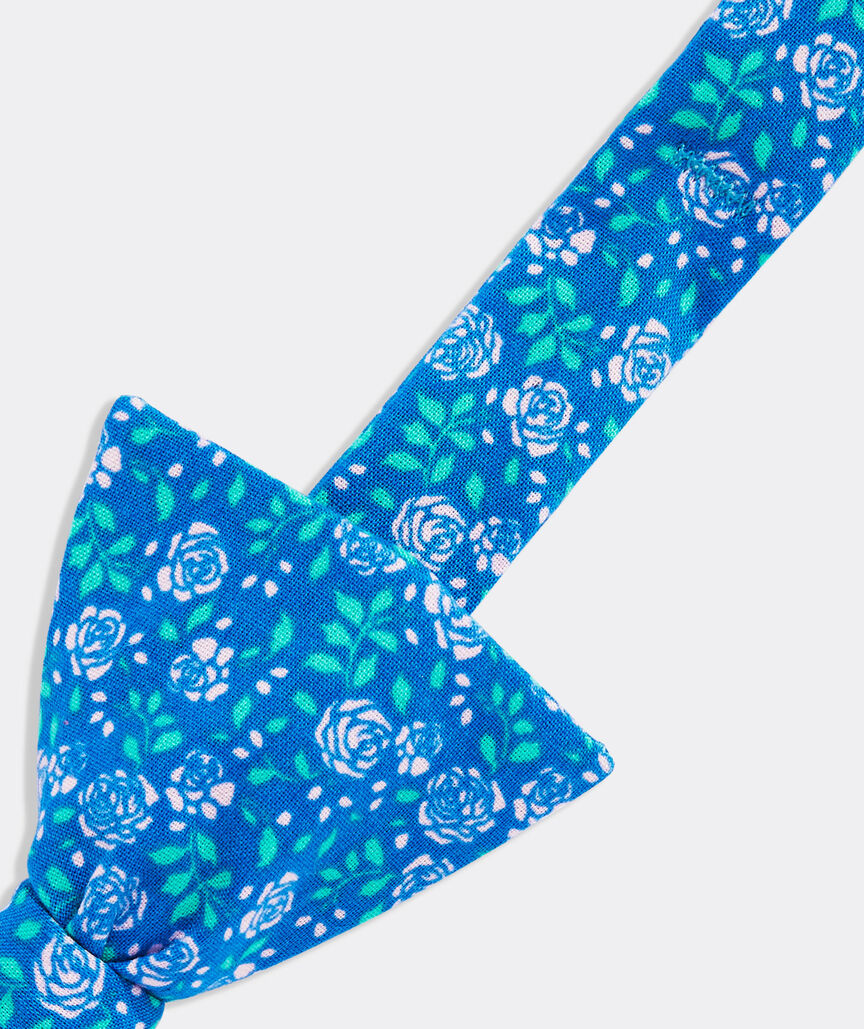 Kentucky Derby Micro Roses Bow Tie