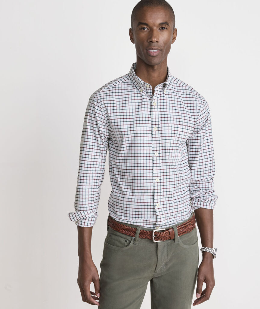 Quidnet Tattersall Performance Cotton Shirt