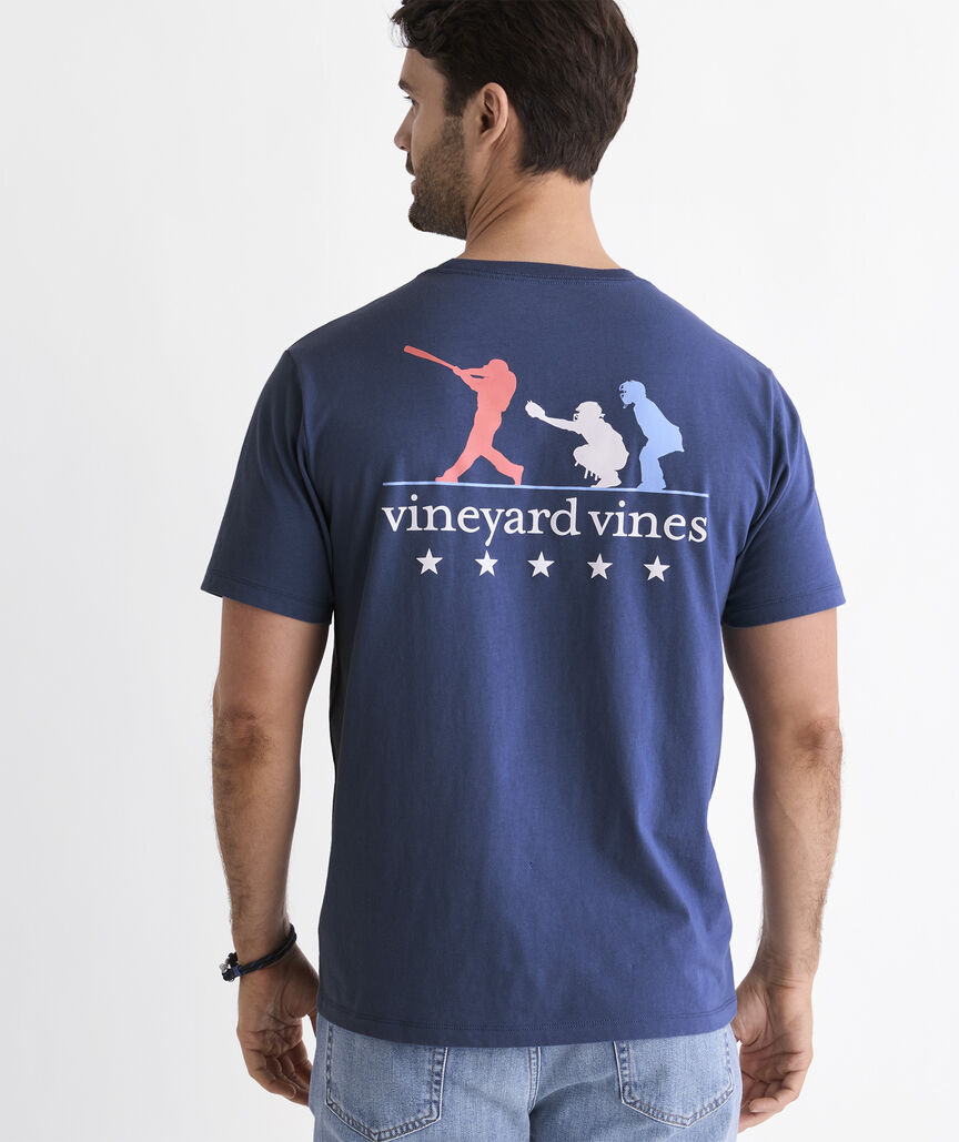 Baseball Silo USA Short-Sleeve Pocket Tee