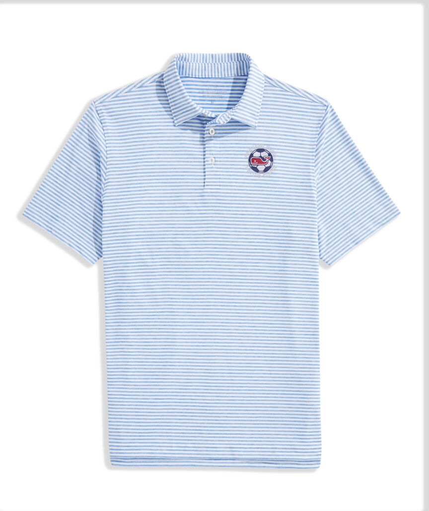 United By Soccer Performance Winstead Stripe Sankaty Polo