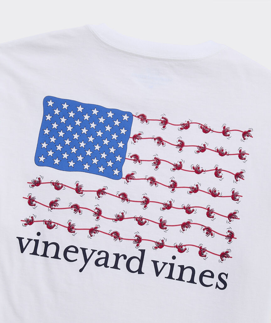 Lobster Roll Flag Short-Sleeve Pocket Tee