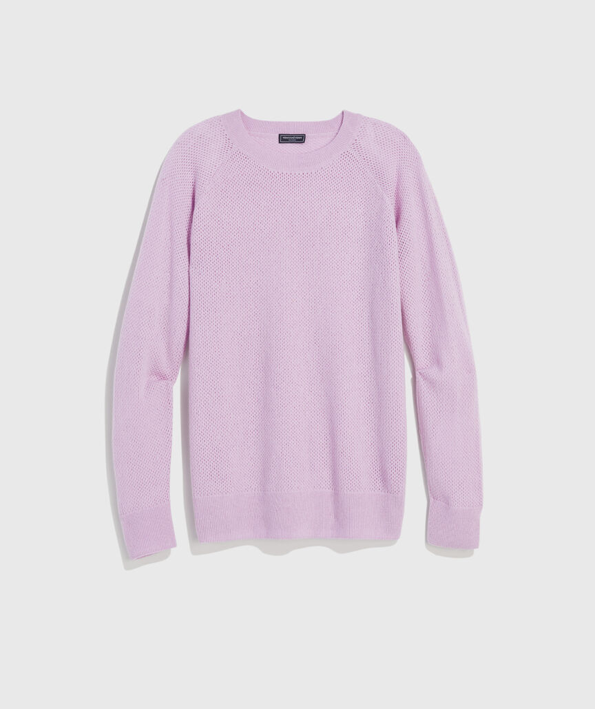 Seaspun Cashmere Open-Stitch Sweater