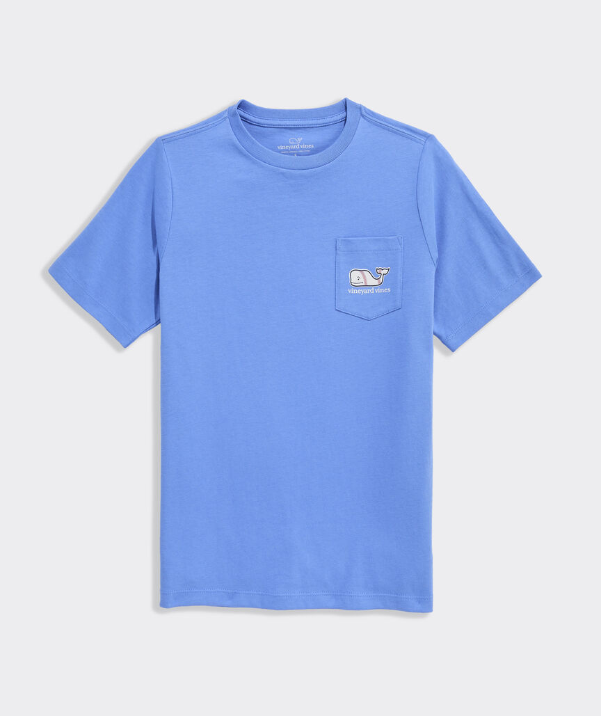 Boys' Baseball Whale Short-Sleeve Pocket Tee