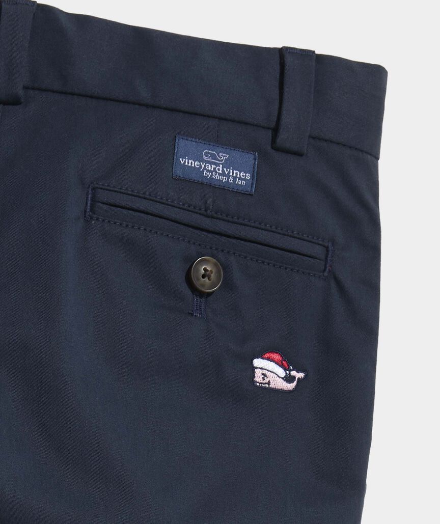 Boys' Holiday Embroidered Breaker Pants