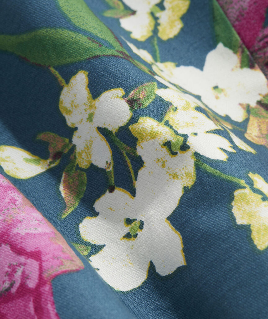Kentucky Derby Cotton-Linen Floral Blazer