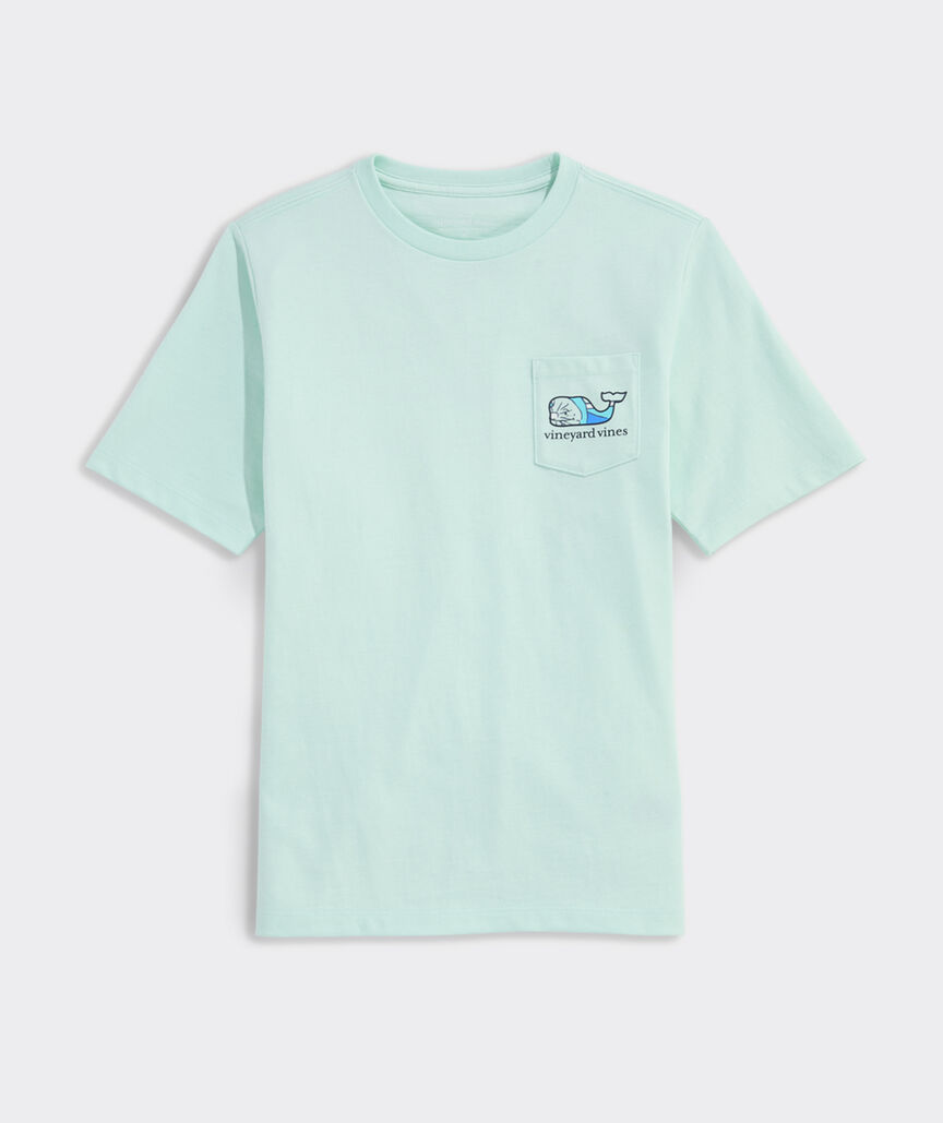 Boys' Colada Surf Whale Short-Sleeve Pocket Tee
