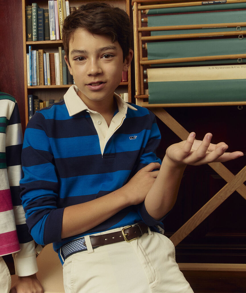 Shop Boys' Cotton Rugby Shirt at vineyard vines
