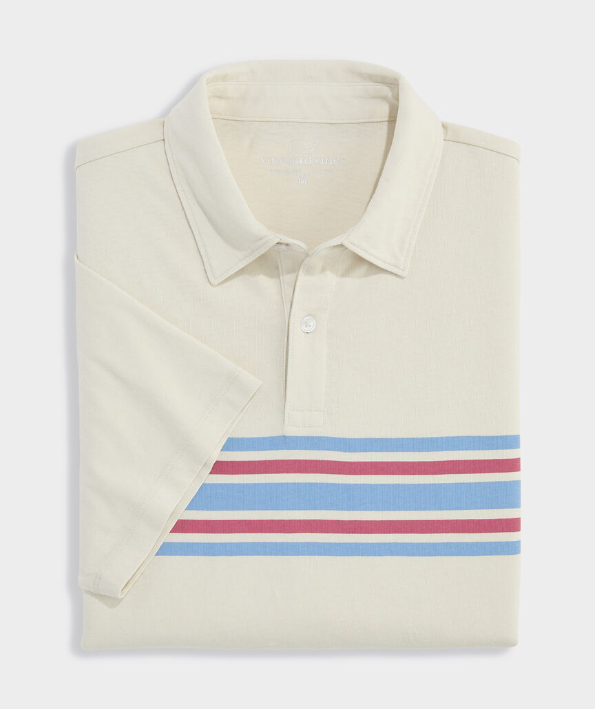 Chest Stripe Surf Polo