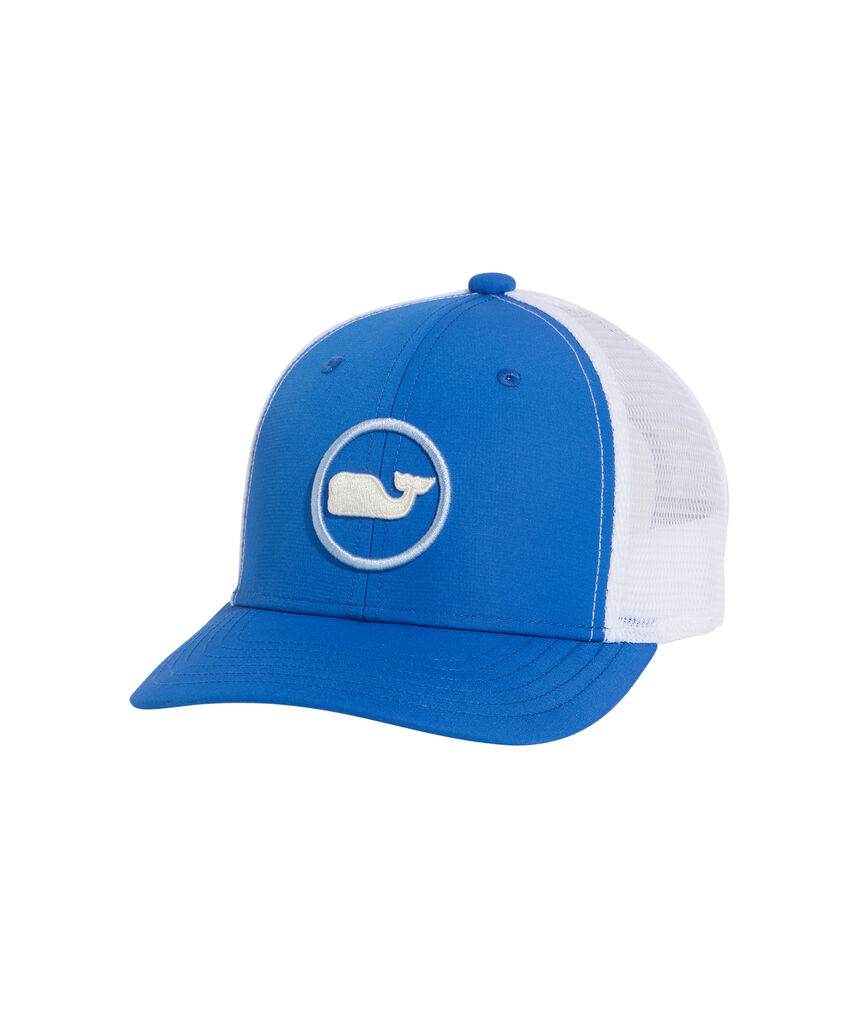 OUTLET Boys' Whale Dot Performance Trucker Hat