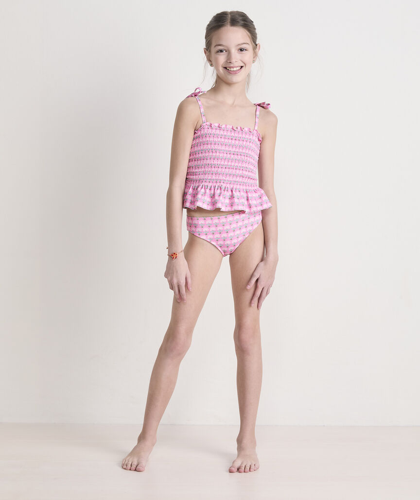 Girls' Smocked Tankini