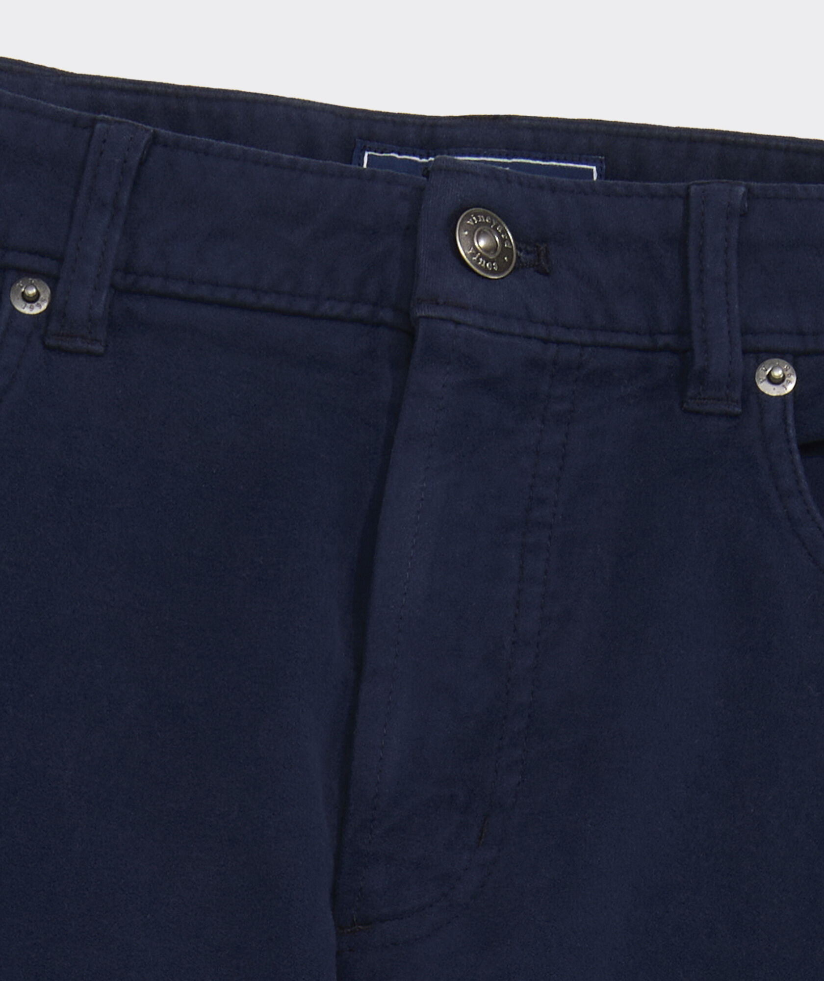 Brushed Cotton 5-Pocket Pants