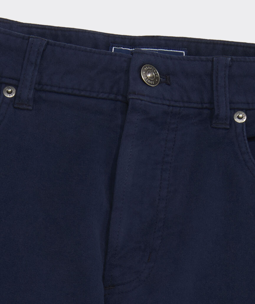 Brushed Cotton 5-Pocket Pants