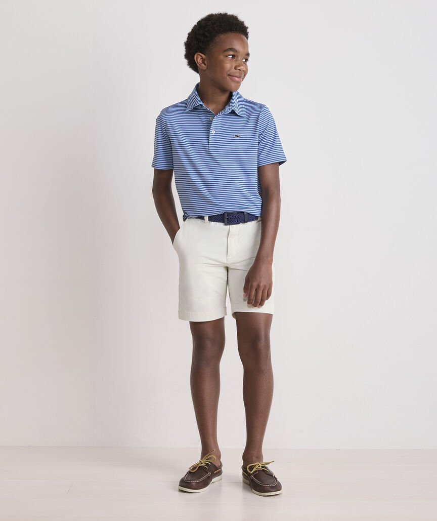 Boys' Performance Bradley Stripe Sankaty Polo