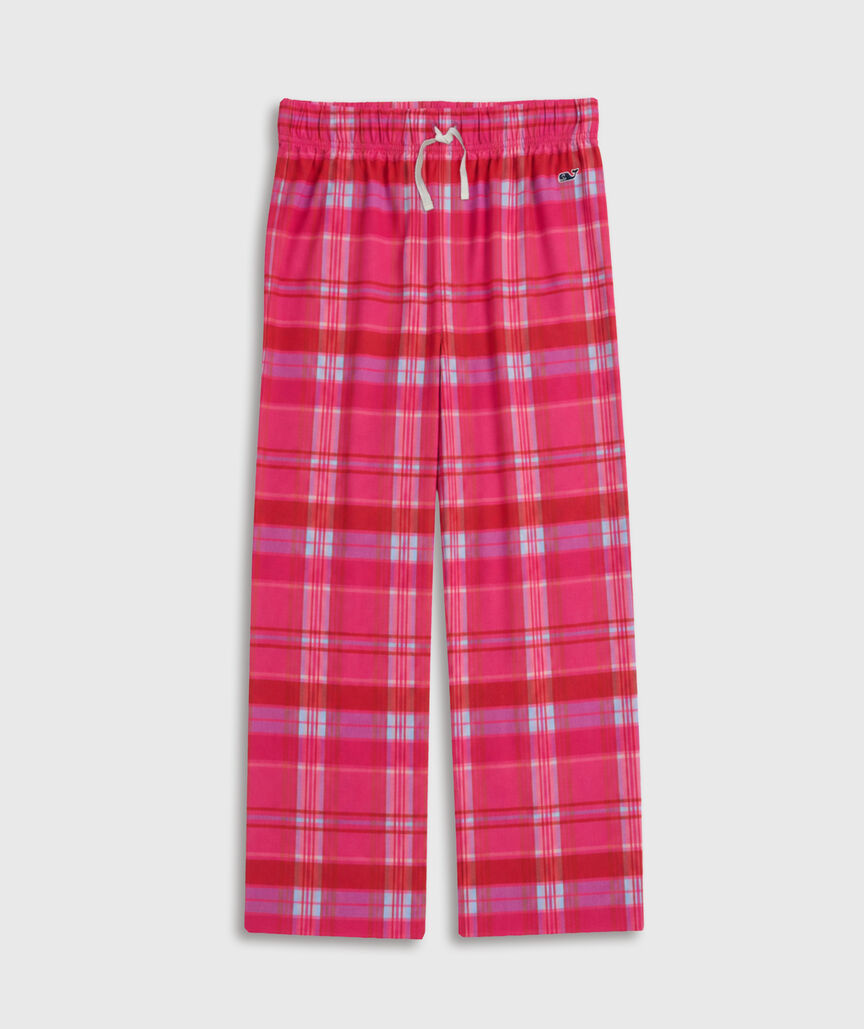 OUTLET Girls' Party Plaid Pajama Pant