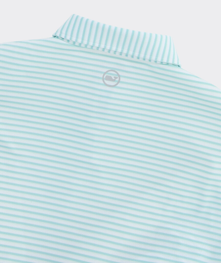 Performance Pique Striped Sankaty Polo